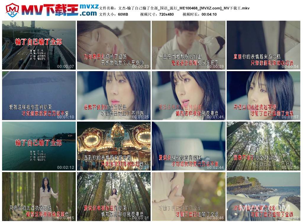 文杰-输了自己输了全部_国语_流行_ME100468